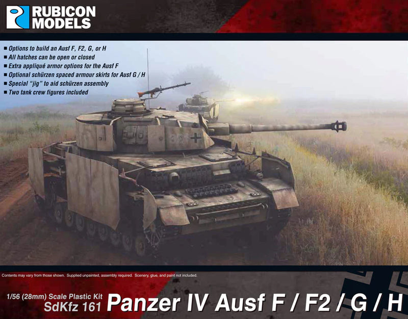 Rubicon Models - Panzer IV Ausf F/F2/G/H - Rubicon Models LTD