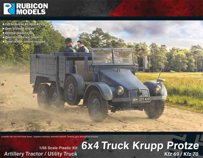 Rubicon Models - Krupp Protze Kfz 69/70 6x4 Truck - Rubicon Models LTD