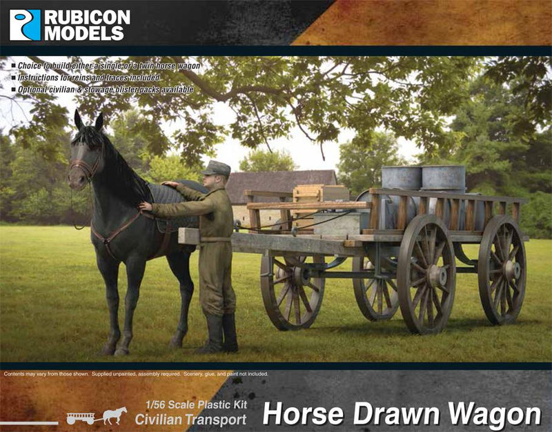 Rubicon Models - Horse Drawn Wagon - Rubicon Models LTD