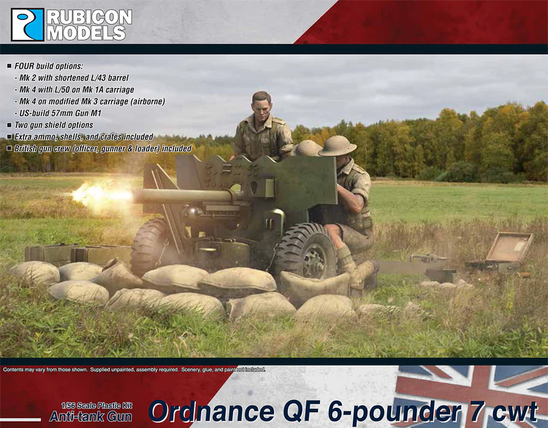 Rubicon Models - QF 6 Pounder 7cwt - Rubicon Models LTD
