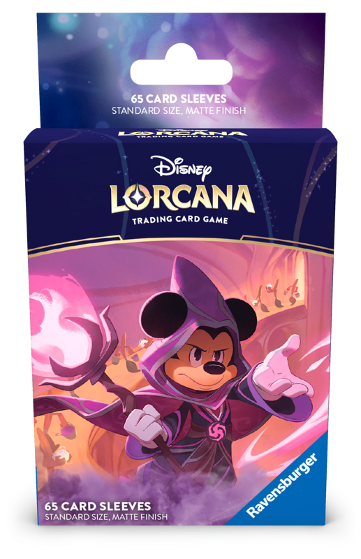 Disney Lorcana: Card Sleeves - Mickey Mouse, Wayward Sorcerer - Ravensburger