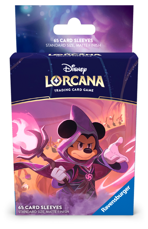 Disney Lorcana: Card Sleeves - Mickey Mouse, Wayward Sorcerer - Ravensburger