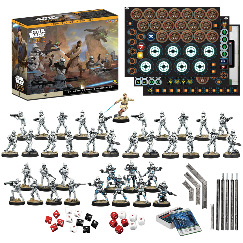 Star Wars: Legion - Galactic Republic Starter Set - Atomic Mass Games