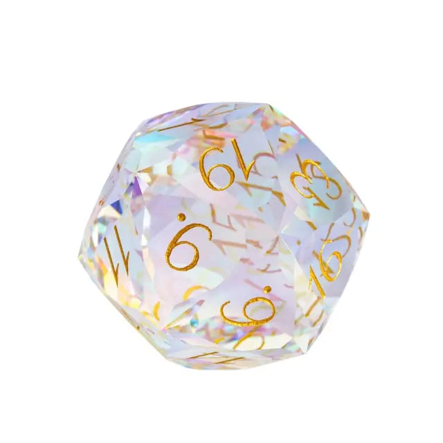 Rainbow Crystal - Brick Veneer 30mm D20 Die