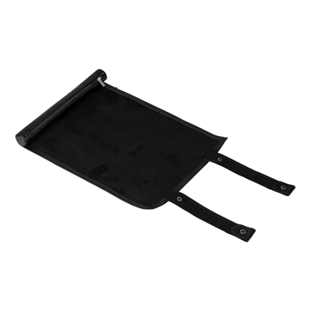 PU Leather Foldable Dice Mat - Black - Udixi Dice