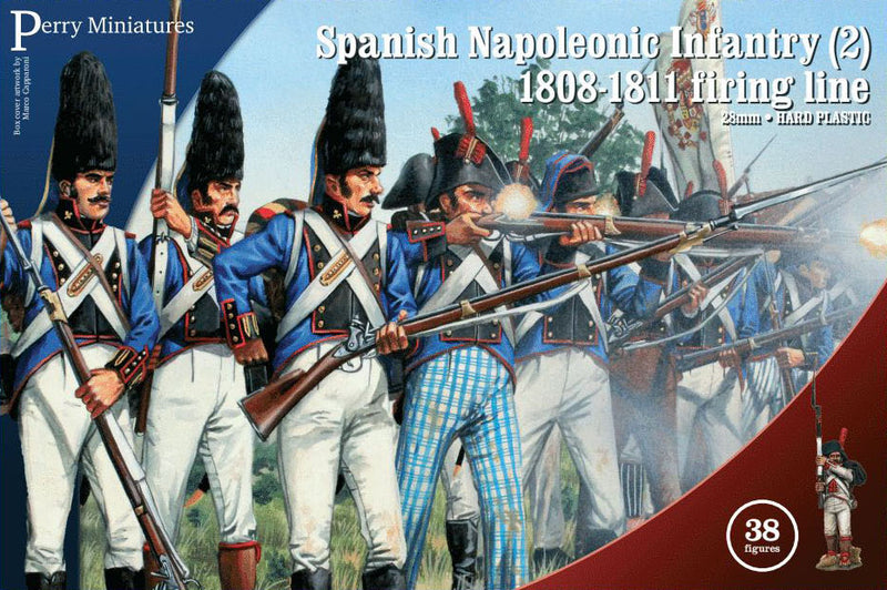 Spanish Napoleonic Infantry (2) Firing Line 1808-11 - Perry Miniatures - Perry Miniatures