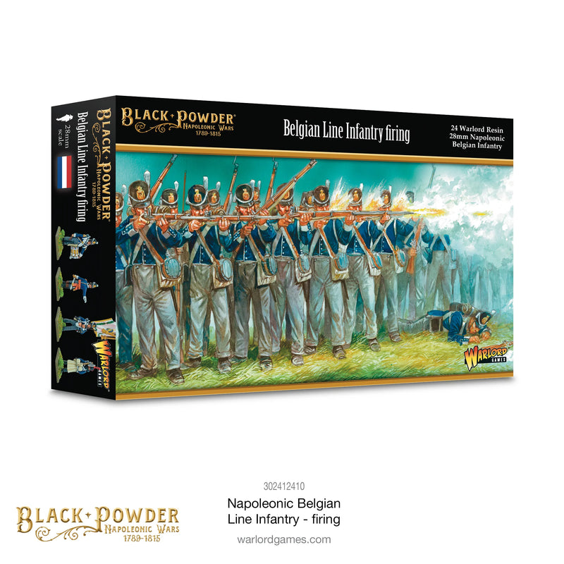 Black Powder: Napoleonic Belgian Line Infantry (Firing) - Games Workshop