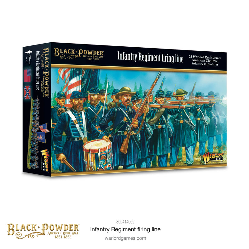 American Civil War: Infantry Regiment Firing Line - Warlord Games