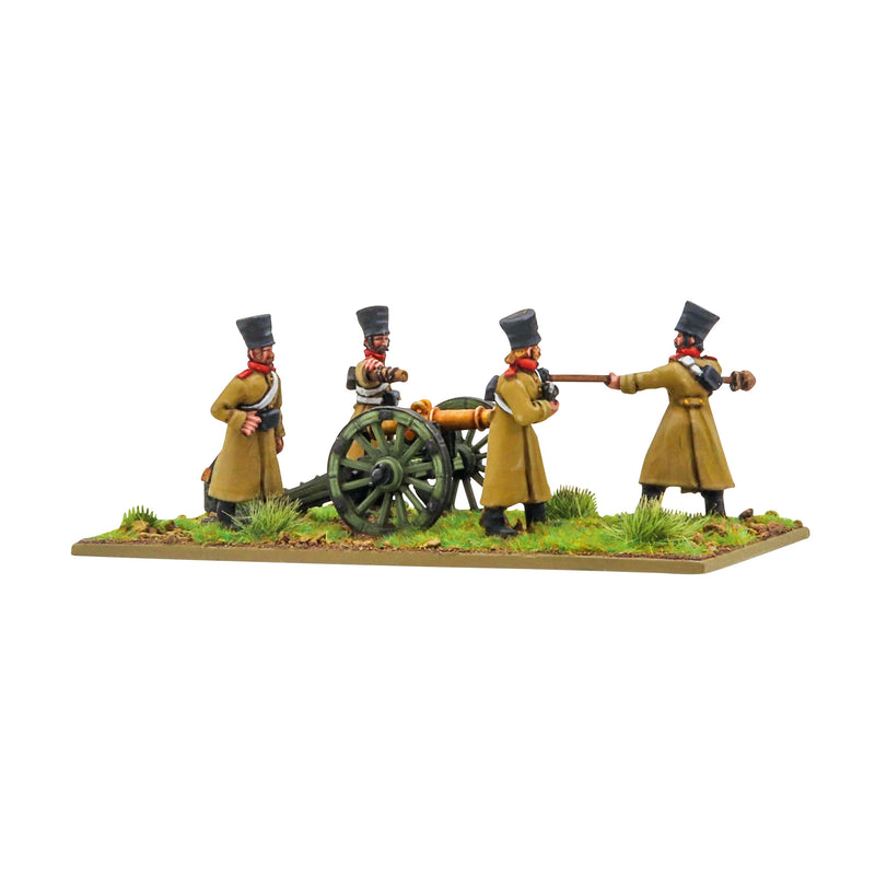 Crimean War Cossack artillery and crew