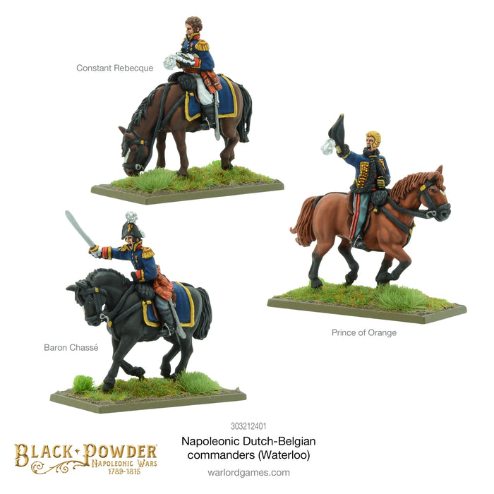 Black Power: Napoleonic Dutch/Belgian Commanders - Warlord Games