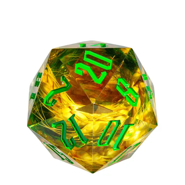 Ear of Wheat 55mm Handmade Sharp D20 Die