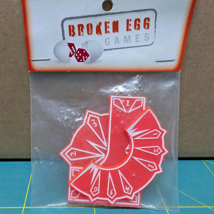 Guild Ball Template Set - Butcher Pink