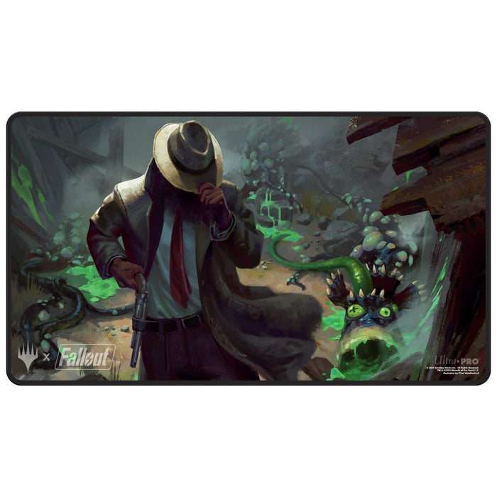 Fallout Black Stitched Playmat X for Magic: The Gathering