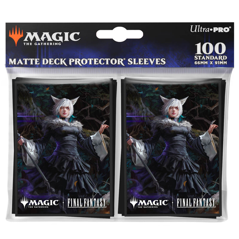 Final Fantasy 100ct Deck Protector Sleeves - Y'shtola, Night's Blessed - Magic The Gathering - Ultra Pro
