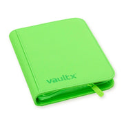 4-Pocket Exo-Tec Zip Binder Neon Green - Vault X - Vault X