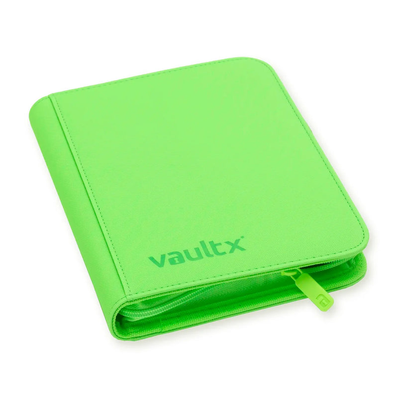4-Pocket Exo-Tec Zip Binder Neon Green - Vault X - Vault X