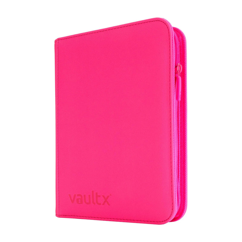 4-Pocket Exo-Tec Zip Binder Neon Pink - Vault X - Vault X