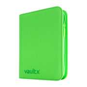 4-Pocket Exo-Tec Zip Binder Neon Green - Vault X - Vault X