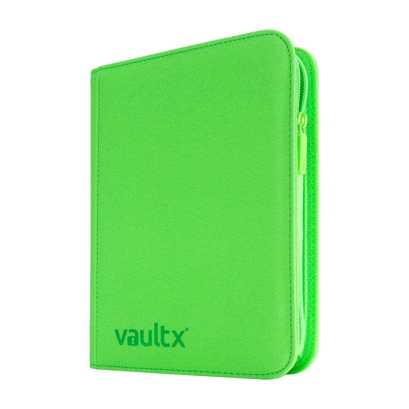 4-Pocket Exo-Tec Zip Binder Neon Green - Vault X - Vault X