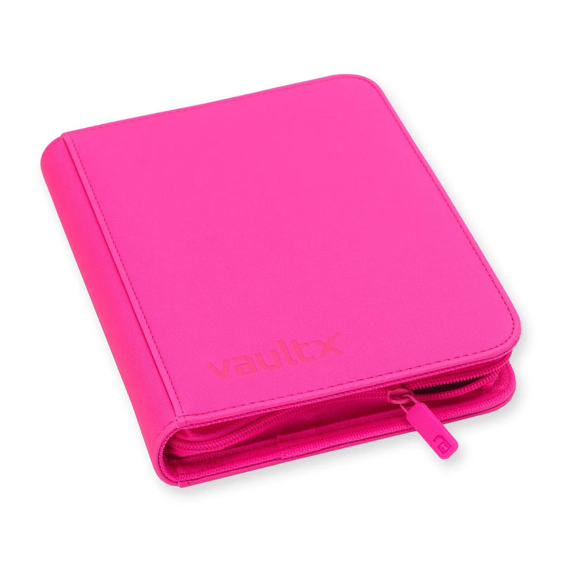 4-Pocket Exo-Tec Zip Binder Neon Pink - Vault X - Vault X