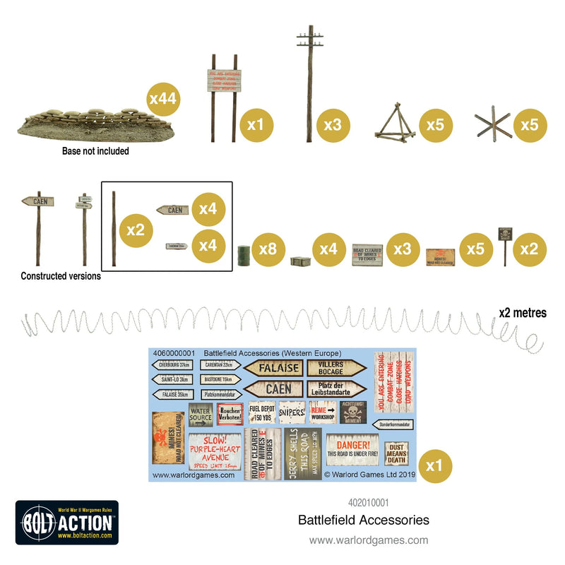 Bolt Action: Battlefield Accessories - Warlord Games