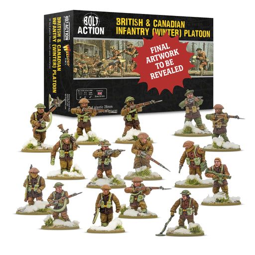 British & Canadian infantry (Winter) Platoon  - Bolt Action - Warlord Games