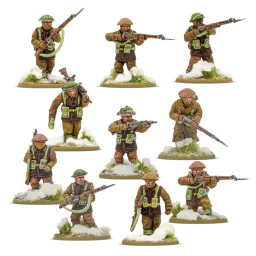 British & Canadian infantry (Winter) Platoon  - Bolt Action - Warlord Games