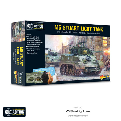 M5 Stuart Light Tank - Warlord Games