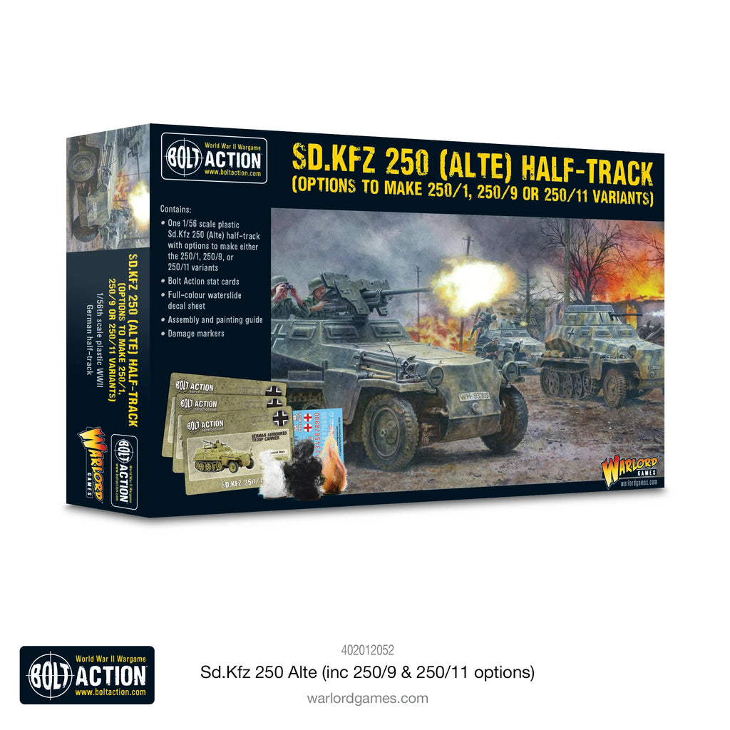 Warlord Games 28mm Bolt Action - German Forces - Sd.Kfz.250 Alte Half-Track