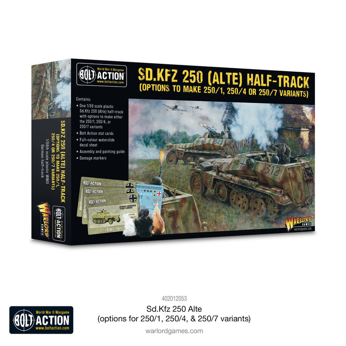 Bolt Action: Sd.Kfz 250 Alte (Options for 250/1, 250/4 & 250/7) - Warlord Games