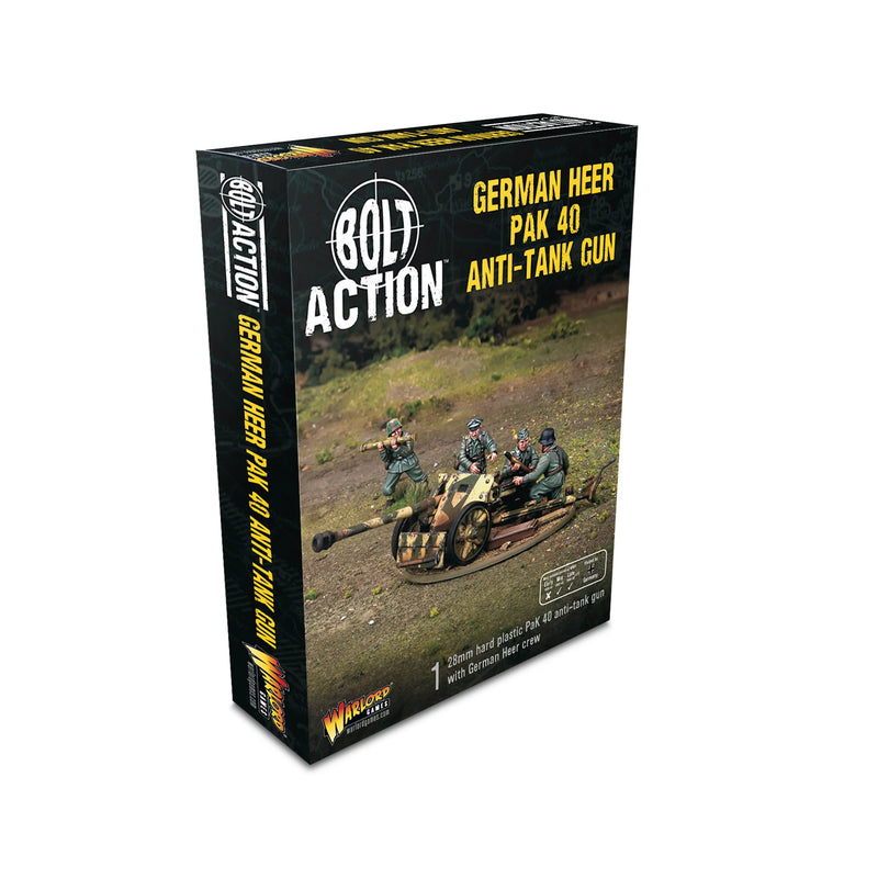 German Pak 40 Anti-Tank Gun - Bolt Action - Warlord Games