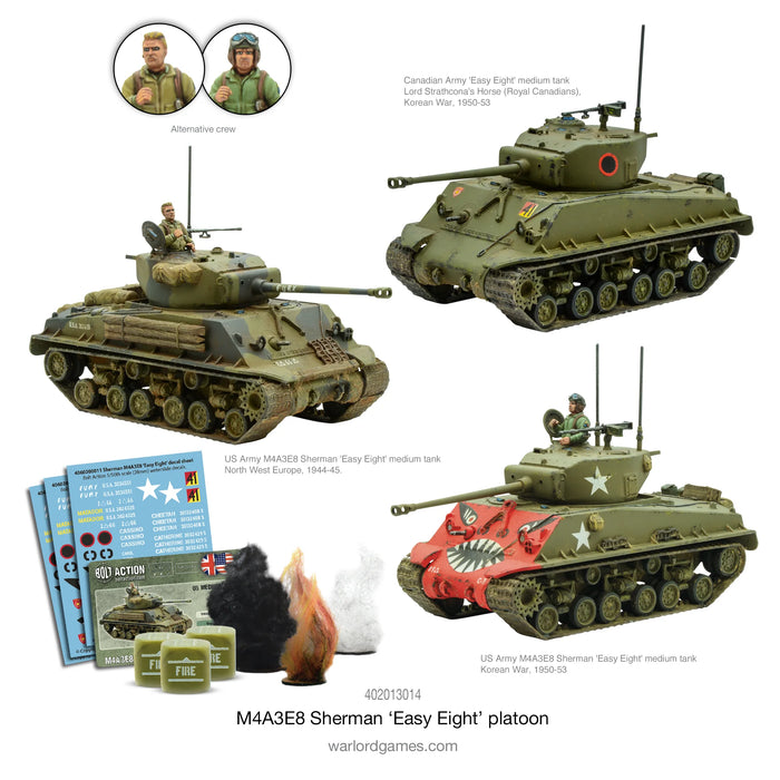 Bolt Action: M4A3E8 Sherman Easy Eight platoon