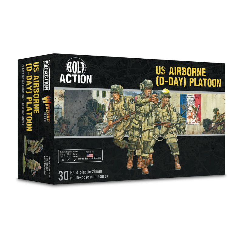 Bolt Action US Airborne (D-Day) Platoon - Warlord Games
