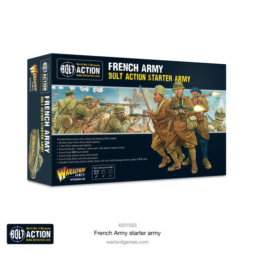 French Army starter army - Bolt Action - Warlord Games