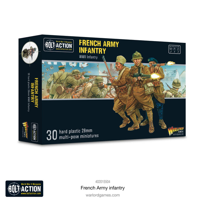 French Army infantry - Bolt Action - Warlord Games