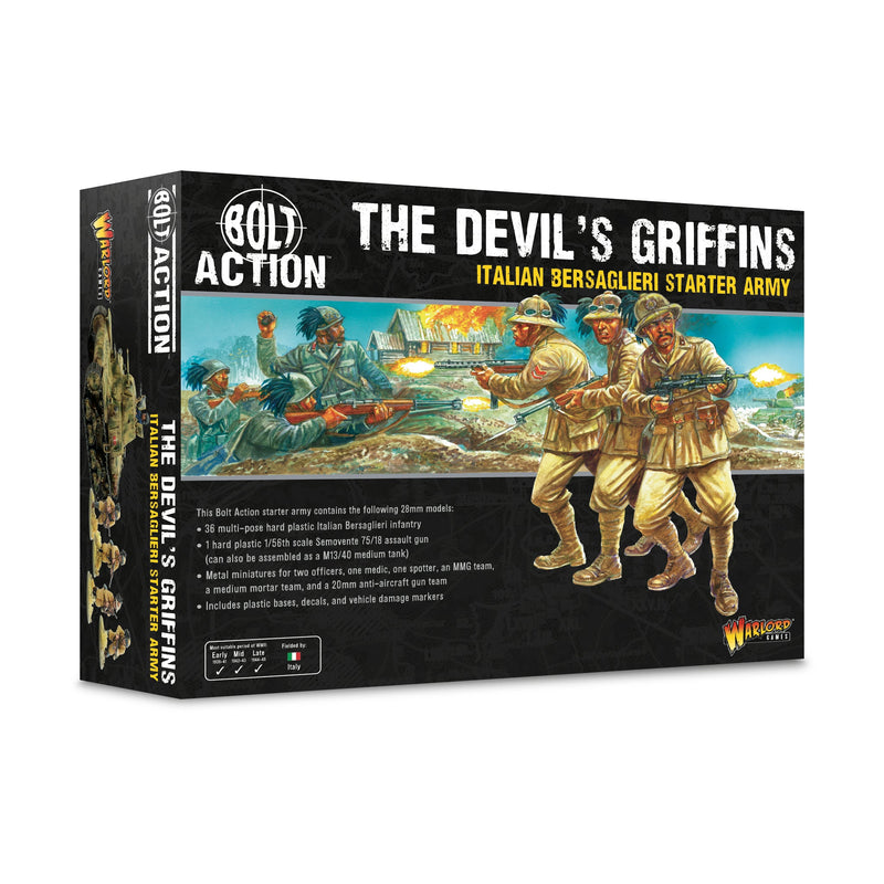 The Devil's Griffins - Italian Bersaglieri Starter Army - Bolt Action