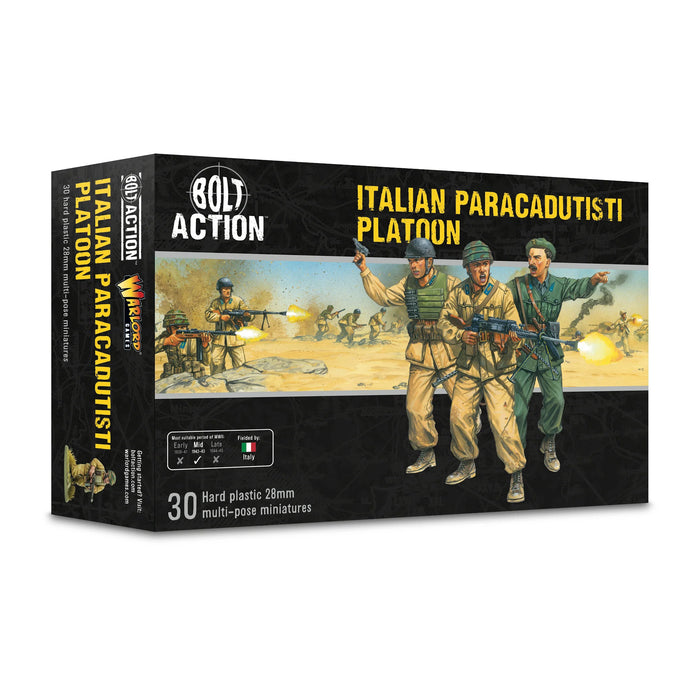 Italian Paracadutisti Platoon - Bolt Action