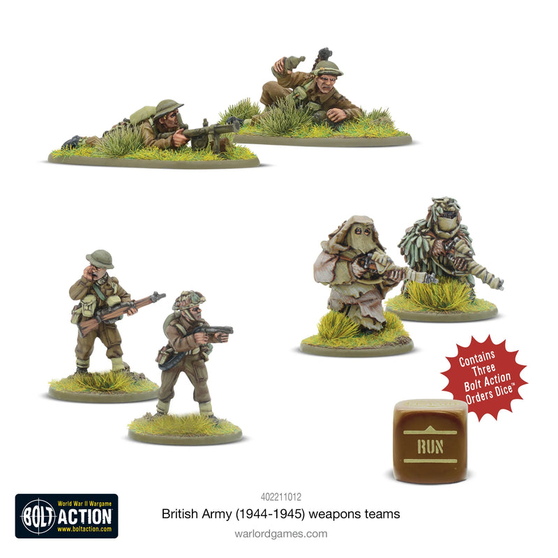 British Army (1944-45) Weapons Teams - Warlord Games