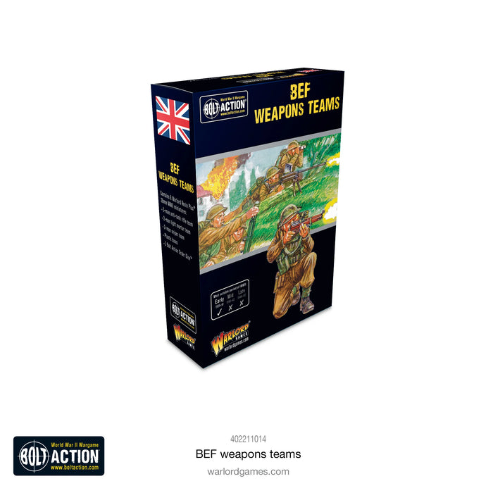 Bolt Action BEF Weapons Teams - Warlord Games