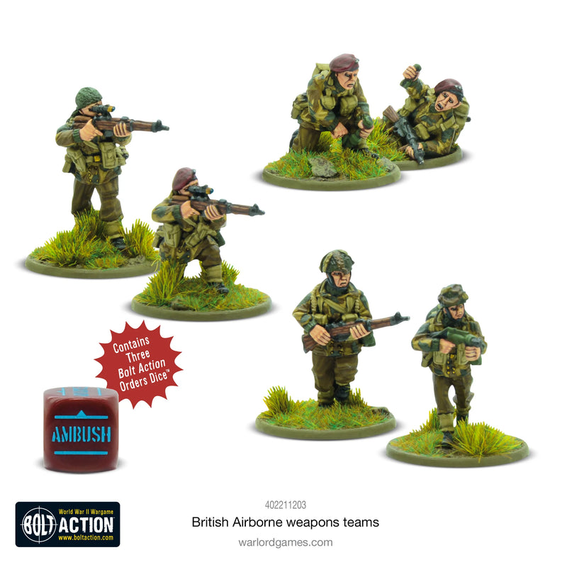 Bolt Action: British Airborne Weapons Teams - Warlord Games