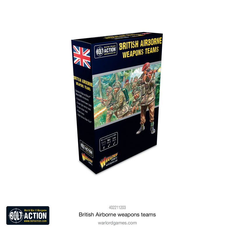Bolt Action: British Airborne Weapons Teams - Warlord Games