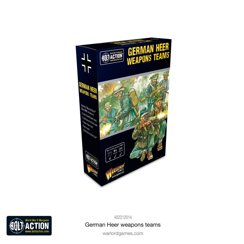 Bolt Action German Heer weapons teams - Warlord Games