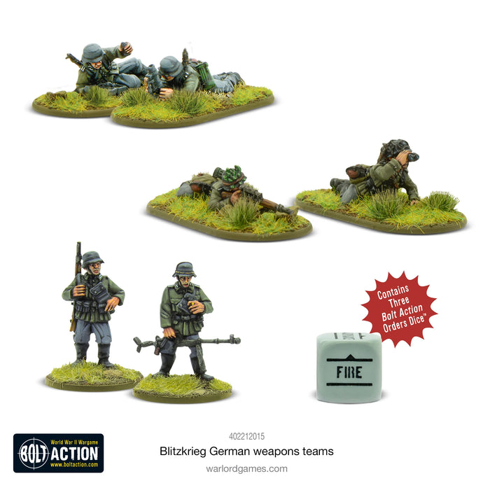 Bolt Action Blitzkrief German Weapons Teams - Warlord Games