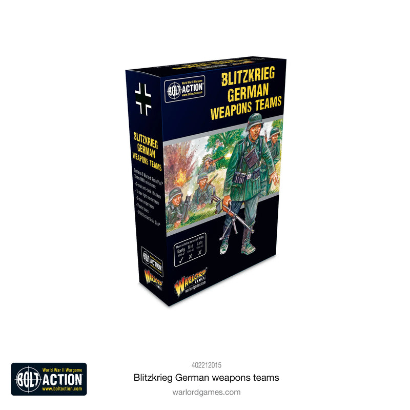 Bolt Action Blitzkrief German Weapons Teams - Warlord Games