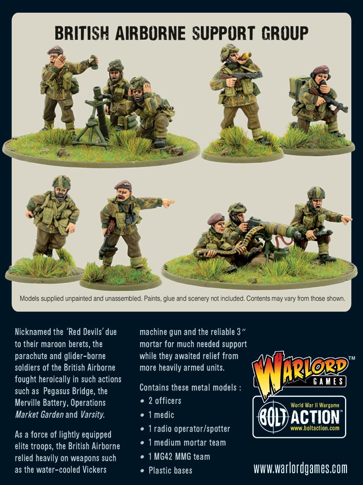 Bolt Action: British Airborne Support Group - Warlord Games