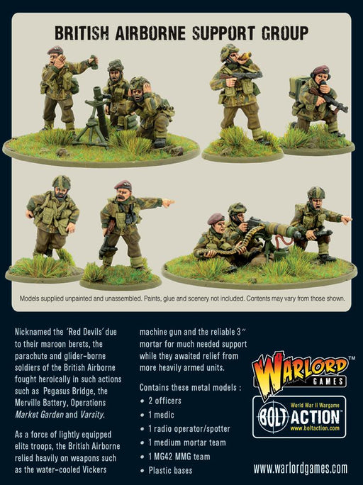 Bolt Action: British Airborne Support Group - Warlord Games