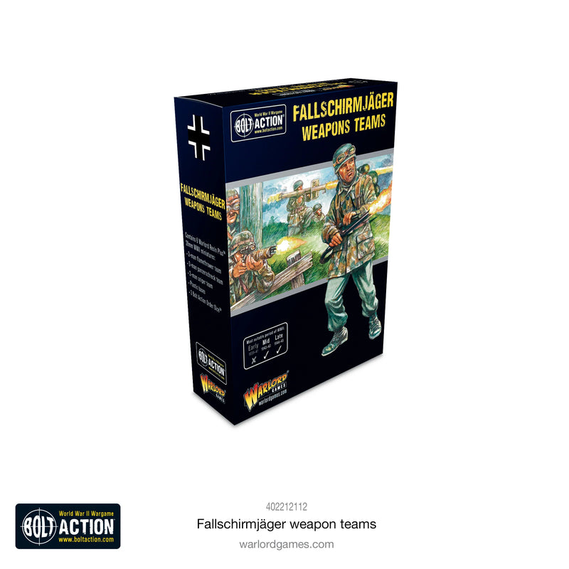 Bolt Action Fallschirmjäger weapons teams - Warlord Games