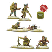 US Airborne (Winter) Weapons Team - Warlord Games