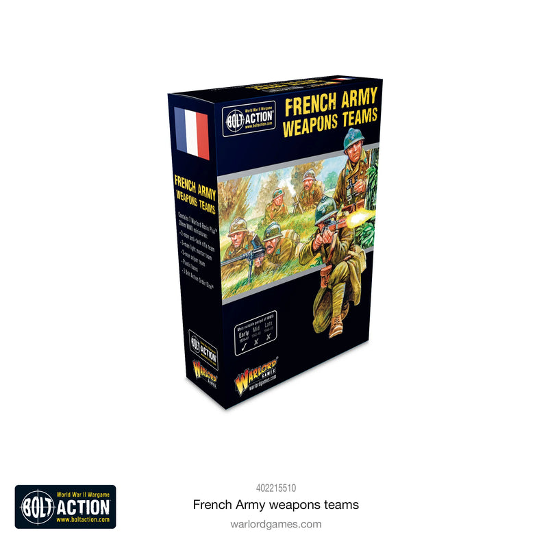 Bolt Action French Army Weapons Teams - Warlord Games