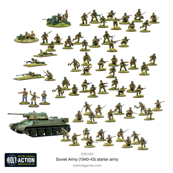 Bolt Action Soviet Army (1940-43) Starter Army - Warlord Games